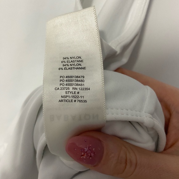 Babaton Contour Muscle Bodysuit White Size M - Picture 7 of 8